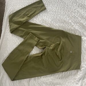 Lululemon Align 28” Bronze green